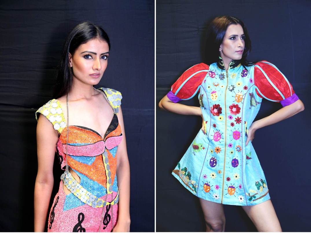 niharika pandey-quirky fashion-sequinned